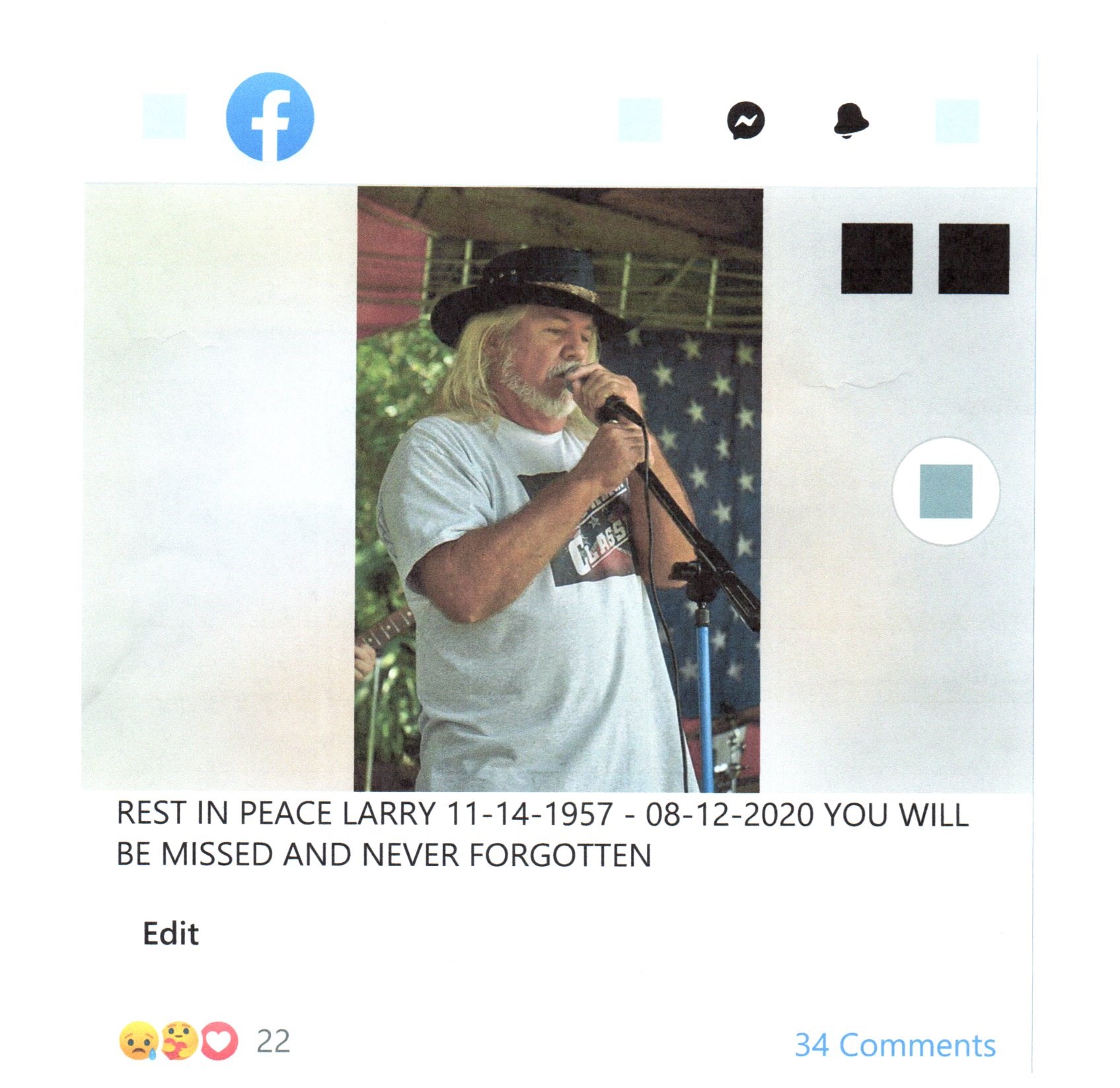Obituary of Larry Paul Owens Jr.