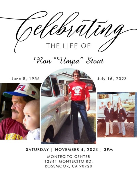 Obituary of Ronald Thomas Stout