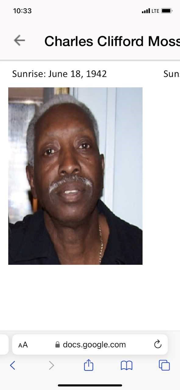 Obituary of Charles Clifford Moss