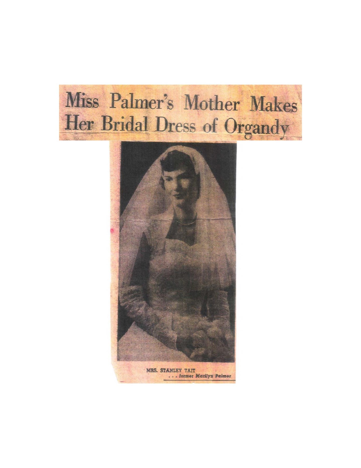 Obituary of Marilyn P. Tait