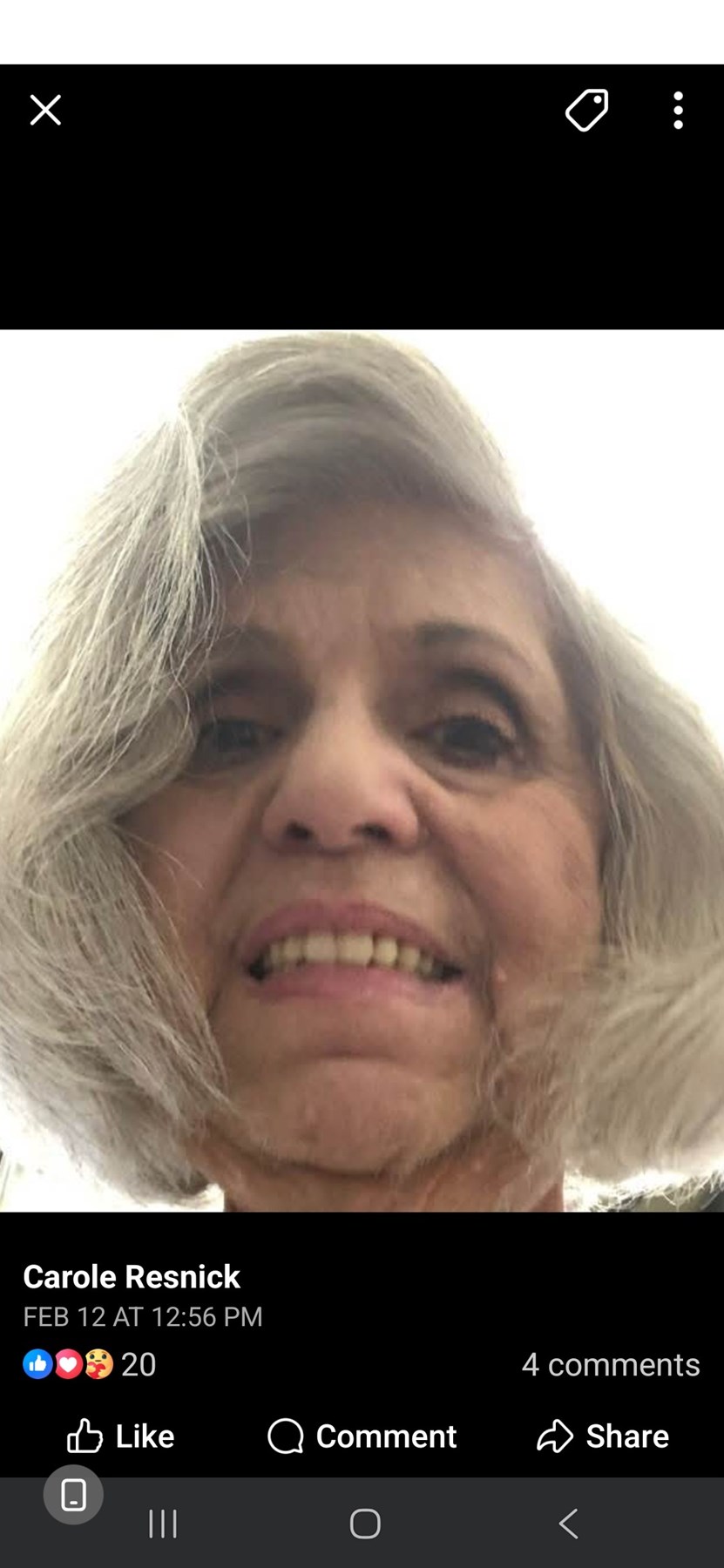 Obituary of Carole Anne Resnick