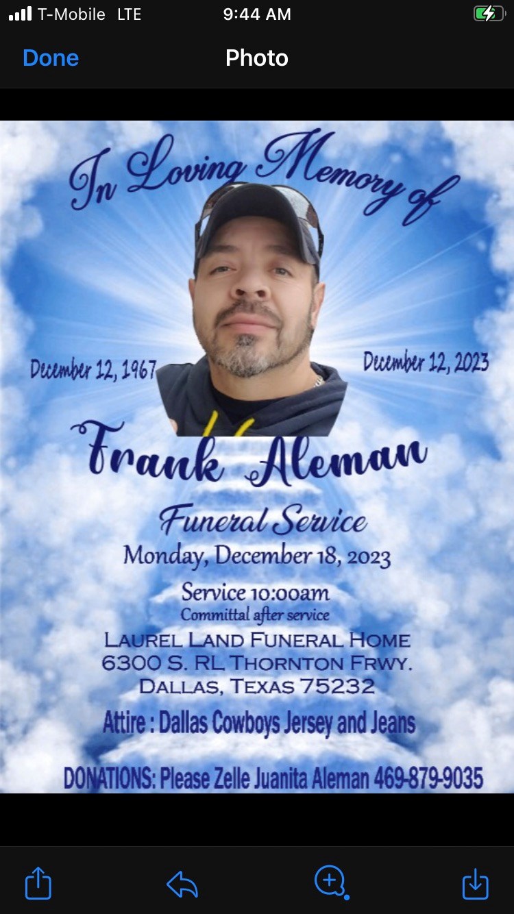 Obituary of Frank E. Aleman