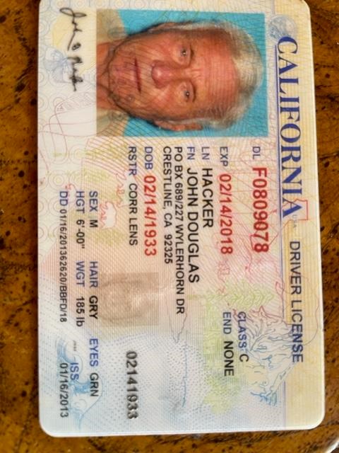 Obituary of John Douglas Hacker Sr.