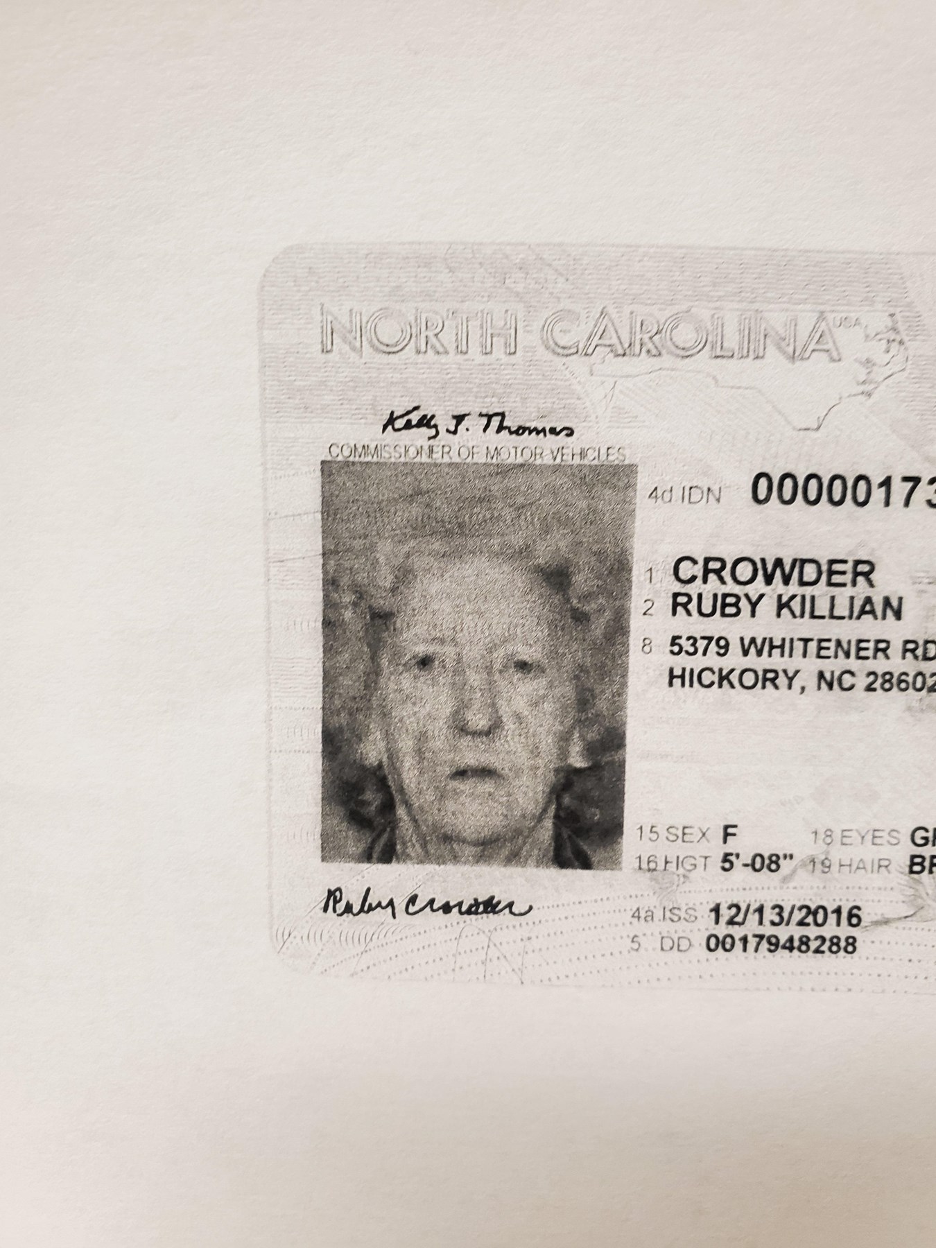 Obituary of Ruby Leona (Killian) Crowder