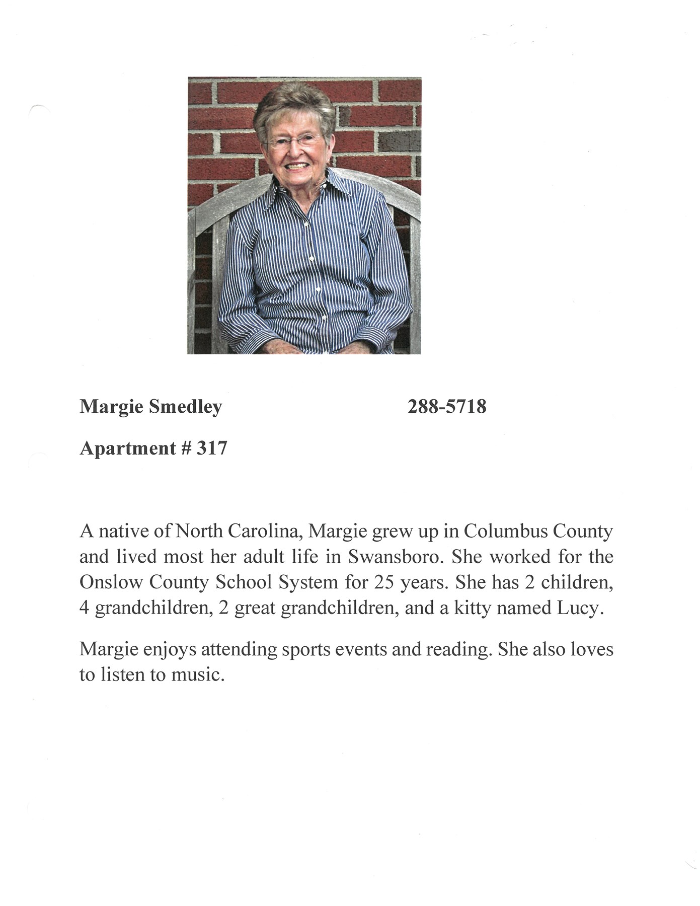 Obituary of Margie H. Smedley