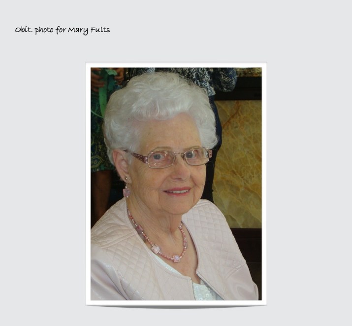 Obituary of Mary Lee Fults