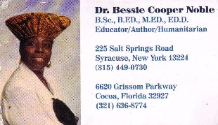 Obituary of Bessie Cooper Noble