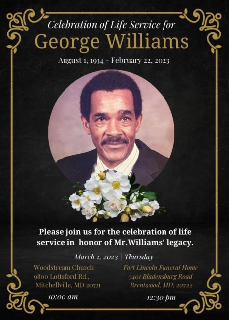 Obituary of George Williams