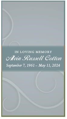 Obituary of Alvin Russell Cotton