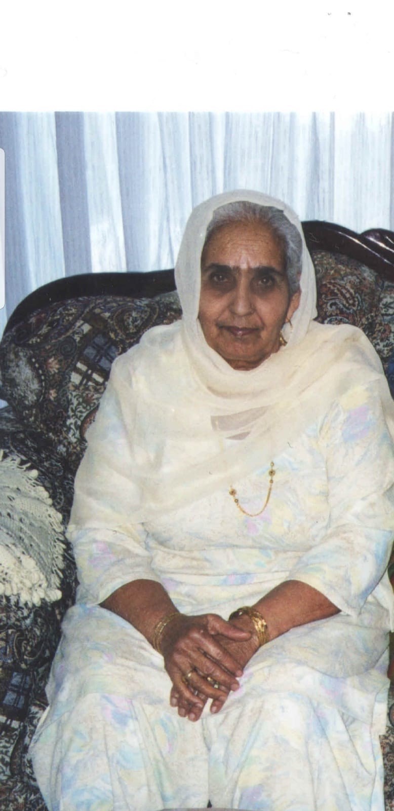 Obituary of Mrs. Mukhtiar Kaur