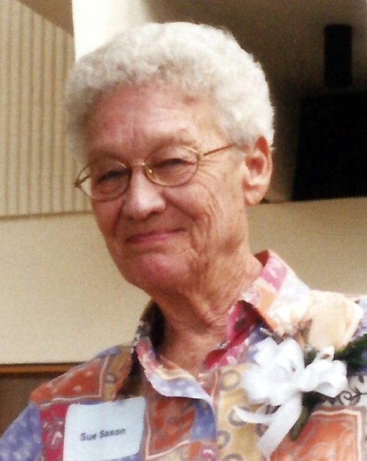 Obituario de Dr. Sue V Saxon