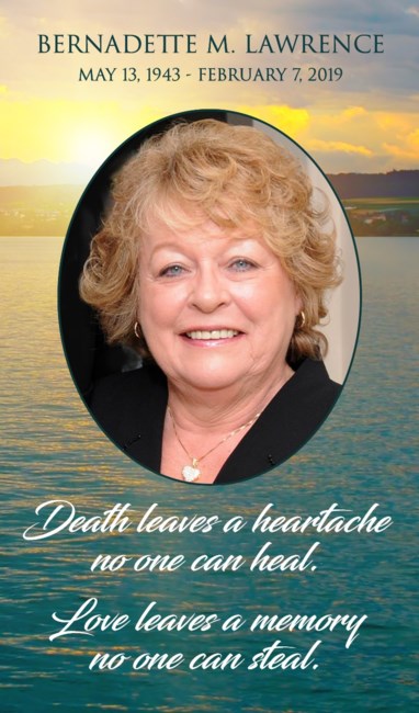 Obituario de Bernadette M. Lawrence