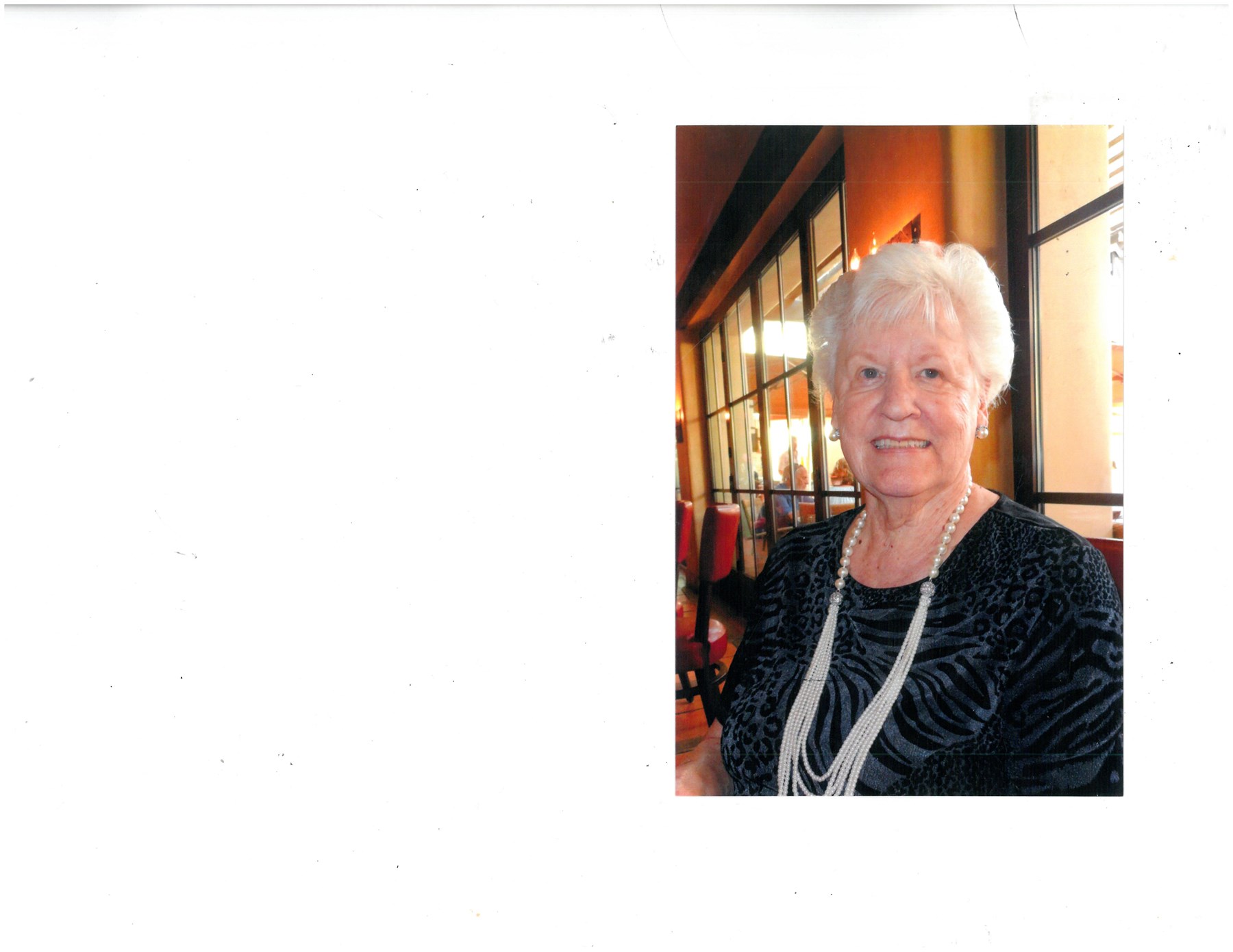 Obituary of Beverly May Webster