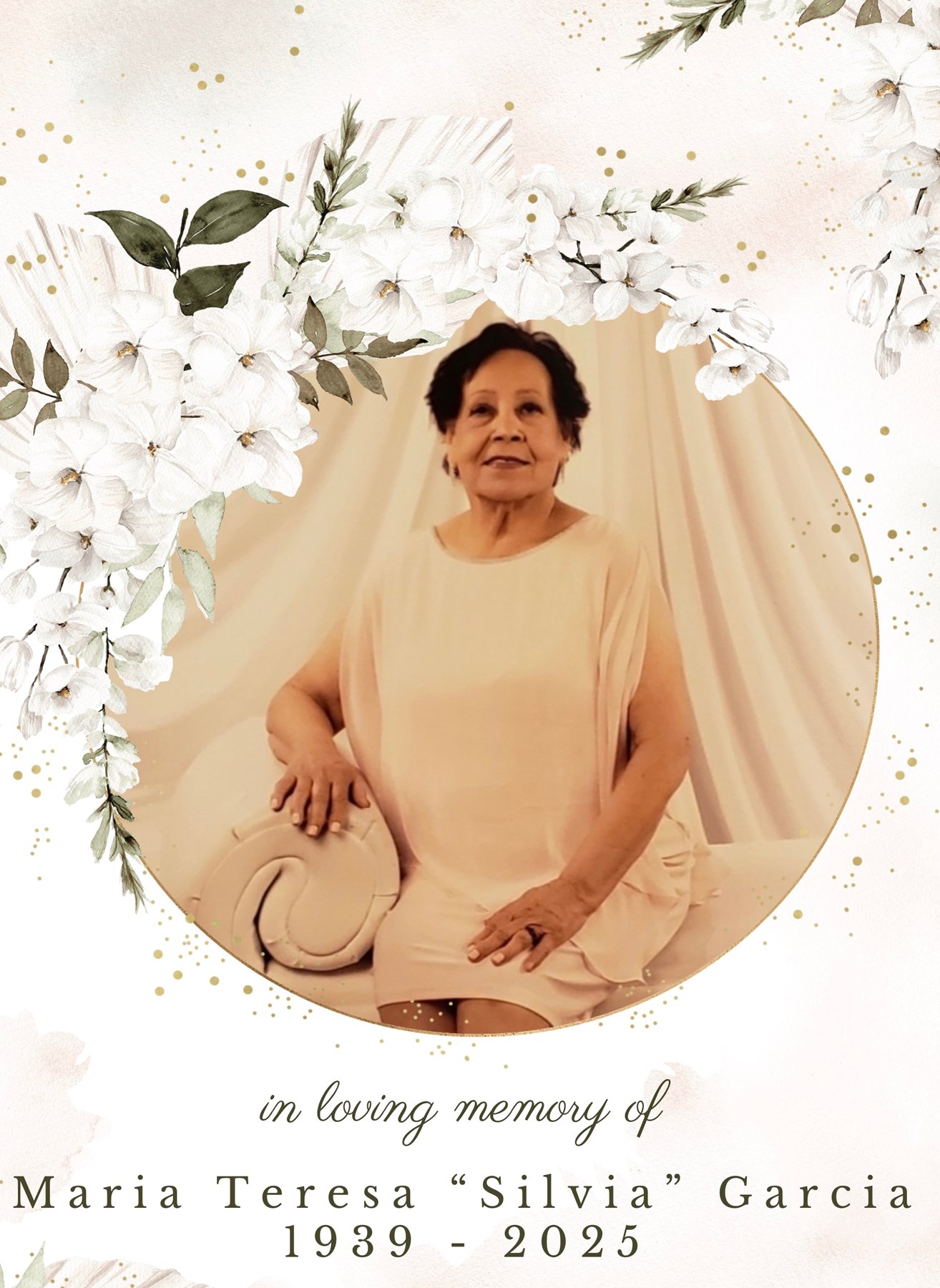 Obituary of Maria Teresa Garcia