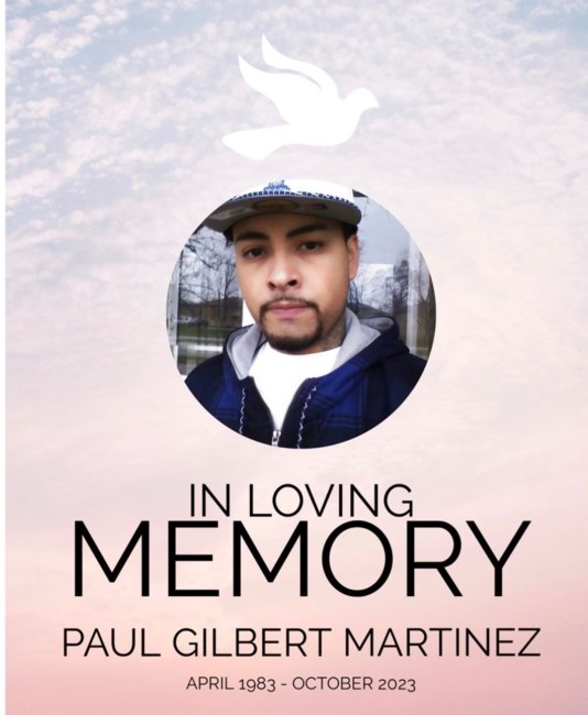 Avis de décès de Paul Gilbert Martinez