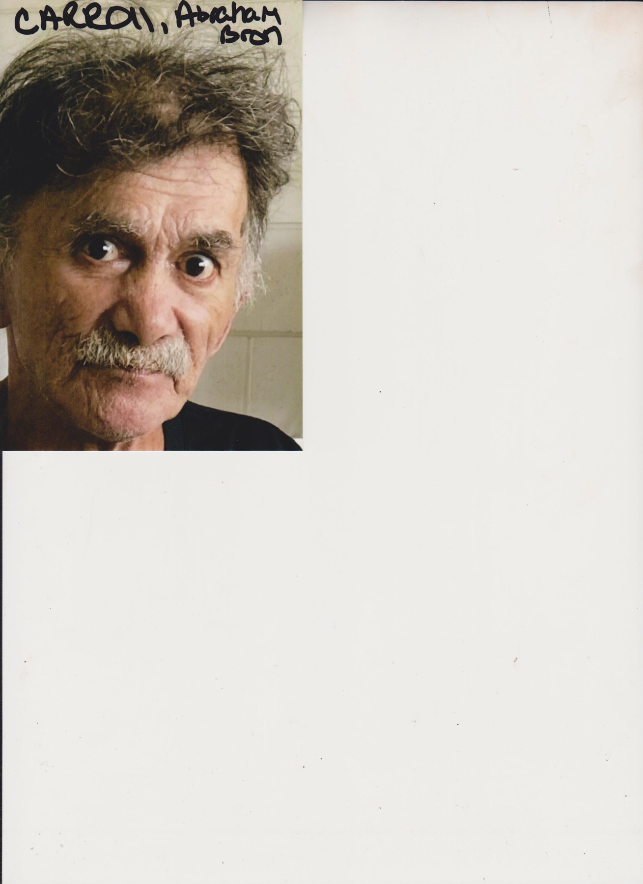 Obituary of Abraham B. Carroll