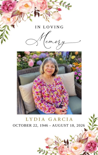 Obituary of Lydia Ortega Garcia