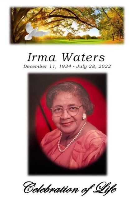Obituary of Irma D. Waters