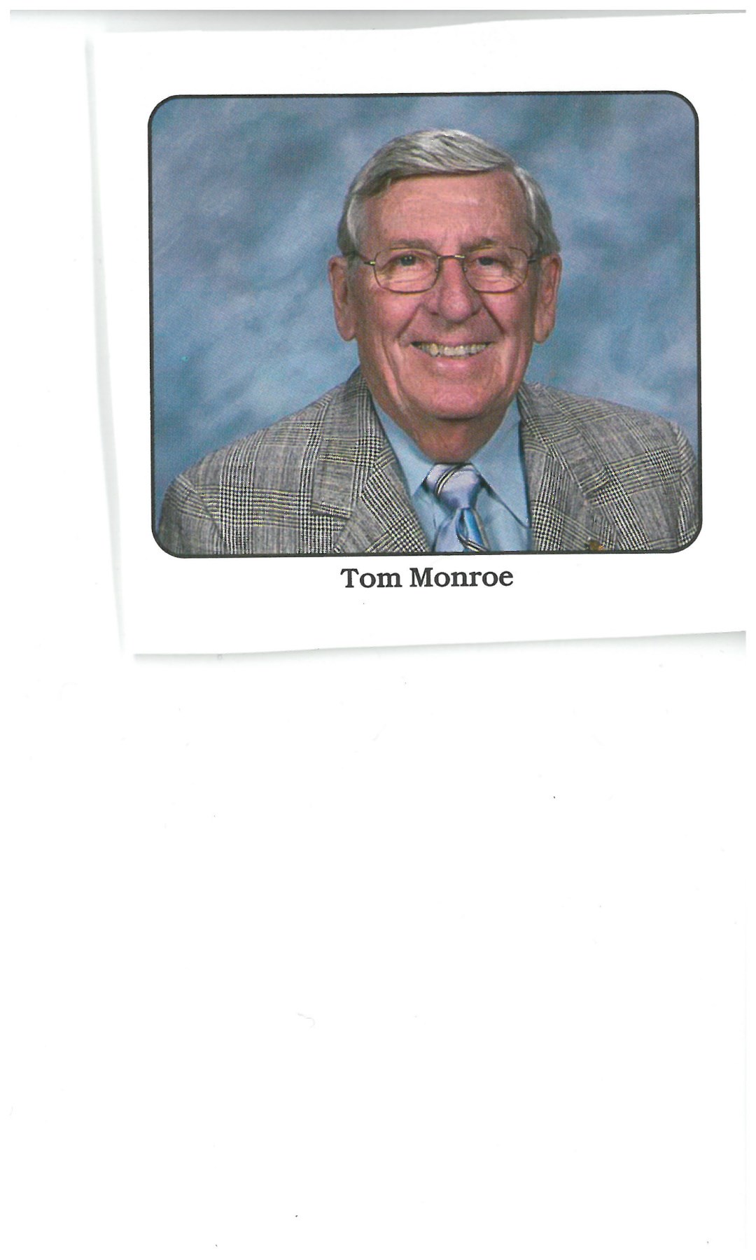 Obituary of Thomas Orland Monroe Sr.