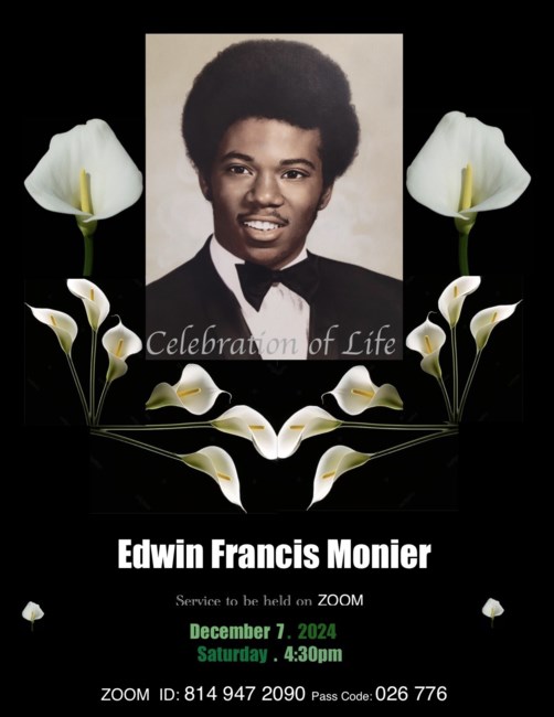Obituary of Edwin Francis Monier