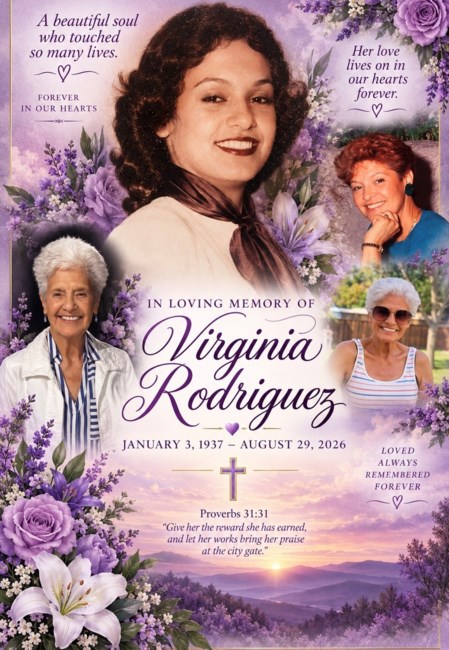 Obituary of Virginia Rodriguez