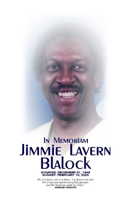Avis de décès de Jimmie Lavern Blalock