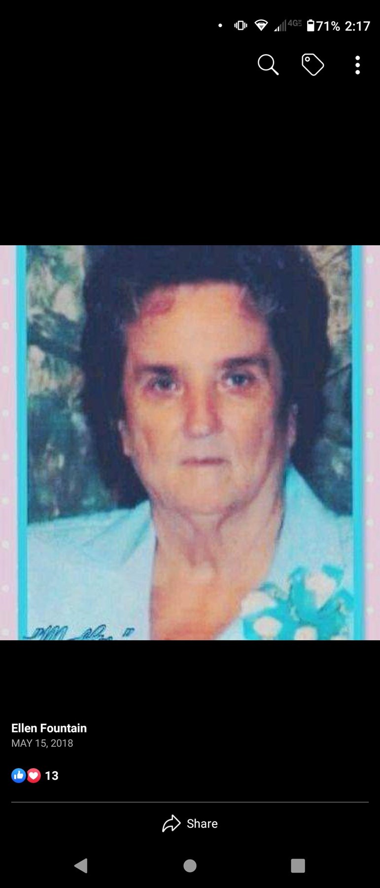 Obituary of Ellen Delois Fountain