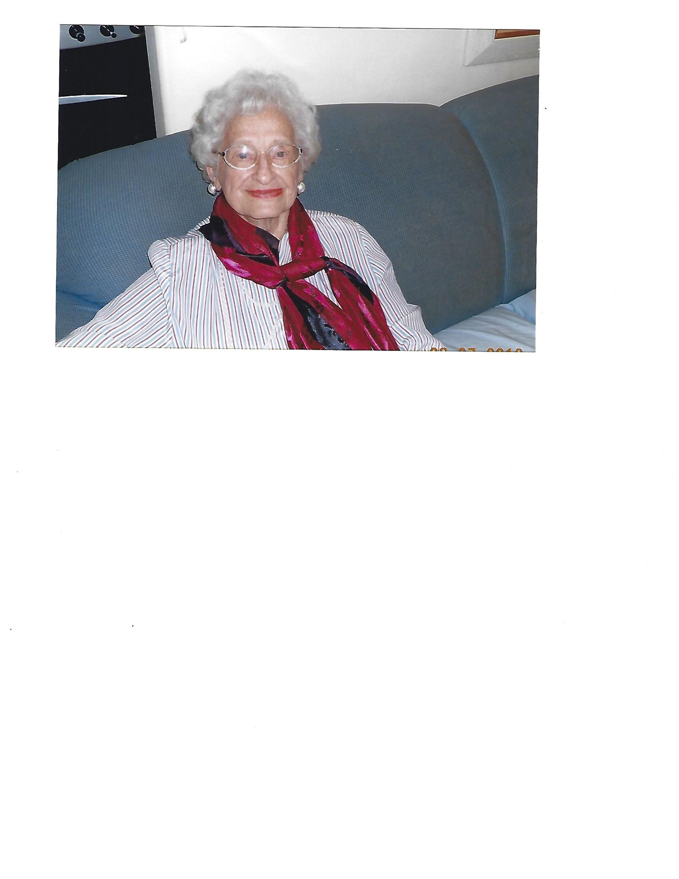 Obituary of Helen Gladys Schey Cole Odell