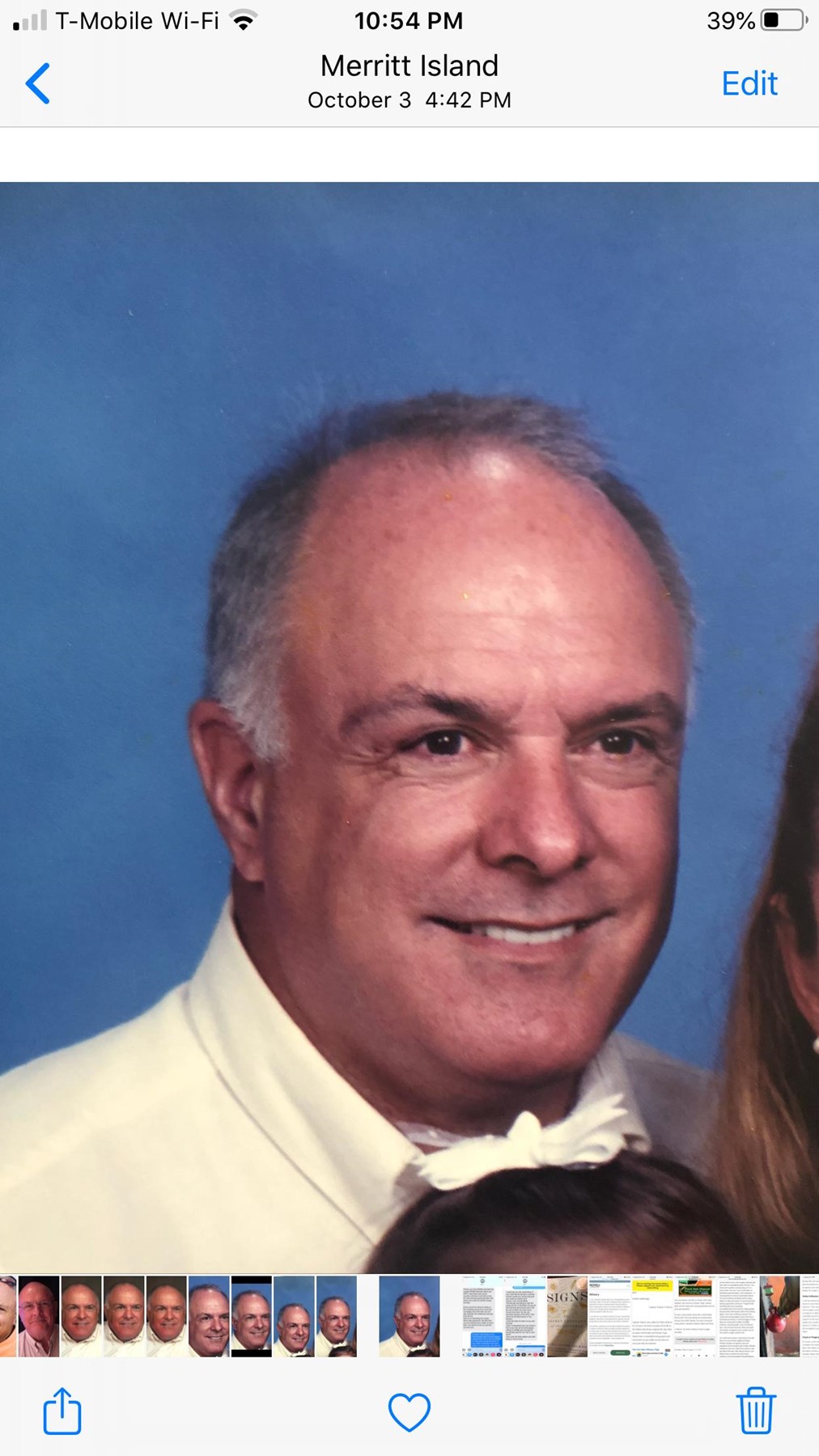 Obituary of Jerome Thomas Weber
