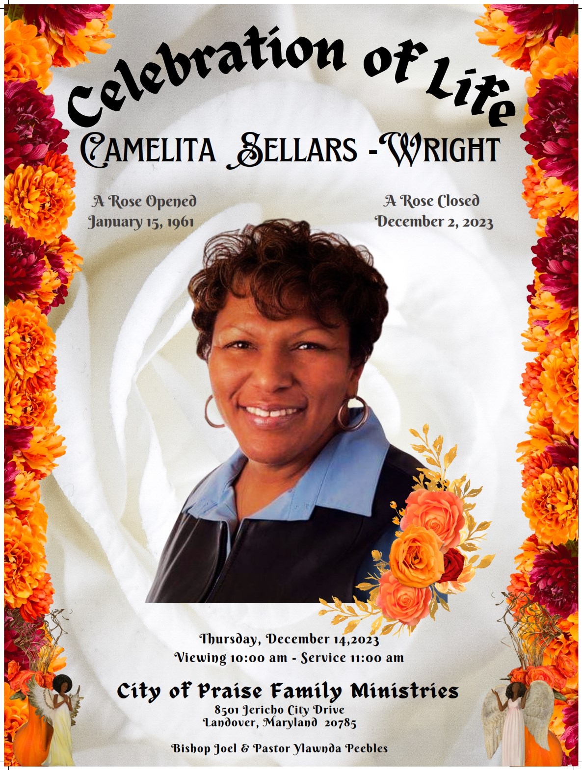 Obituary of Camelita Cecelia Sellers-Wright