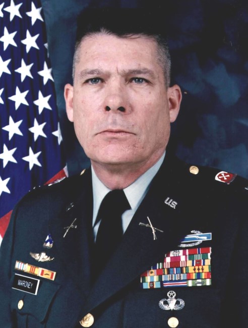 Avis de décès de Colonel Timothy Patrick Maroney, US Army (retired)