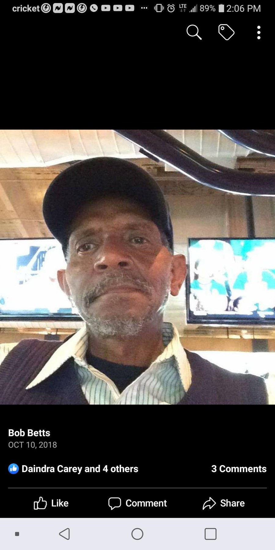 Obituary of Robert Betts