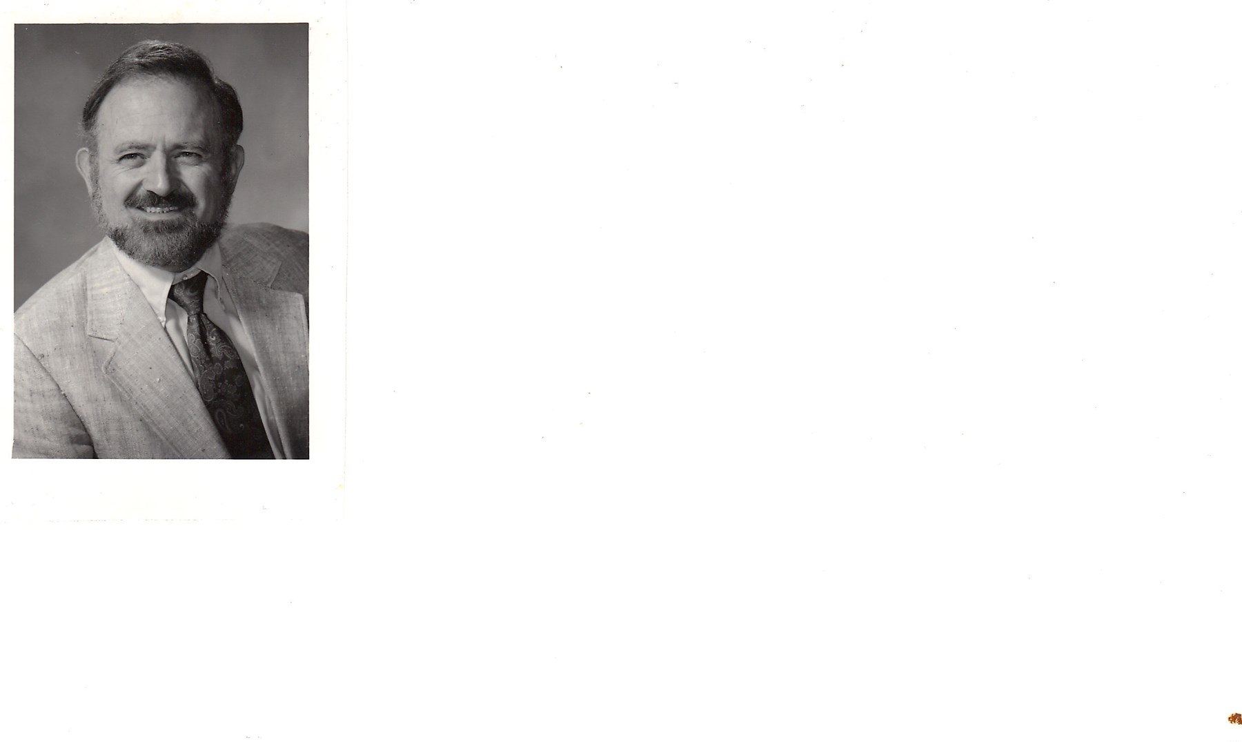 Obituary of Dr. William (Bill) Errol Blass