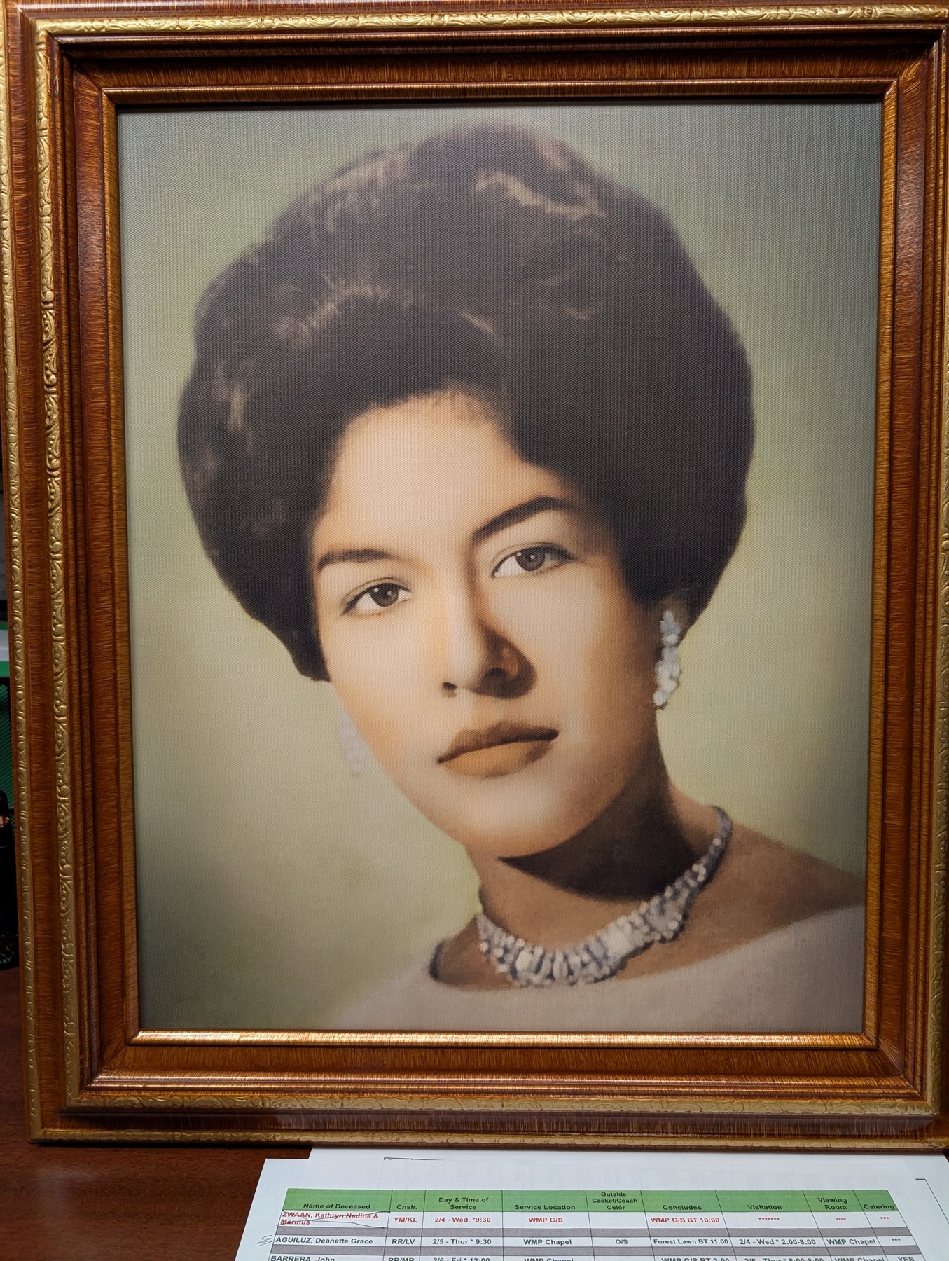 Obituary of Catalina Gallardo Velarde