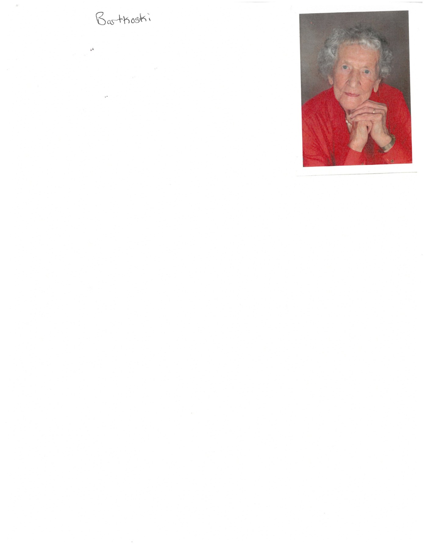 Obituary of Ruth Annette Bartkoski