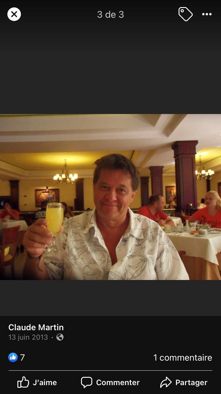 Obituary of Claude Martin