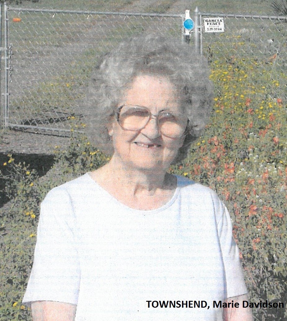 Obituary of Marie Davidson Townshend