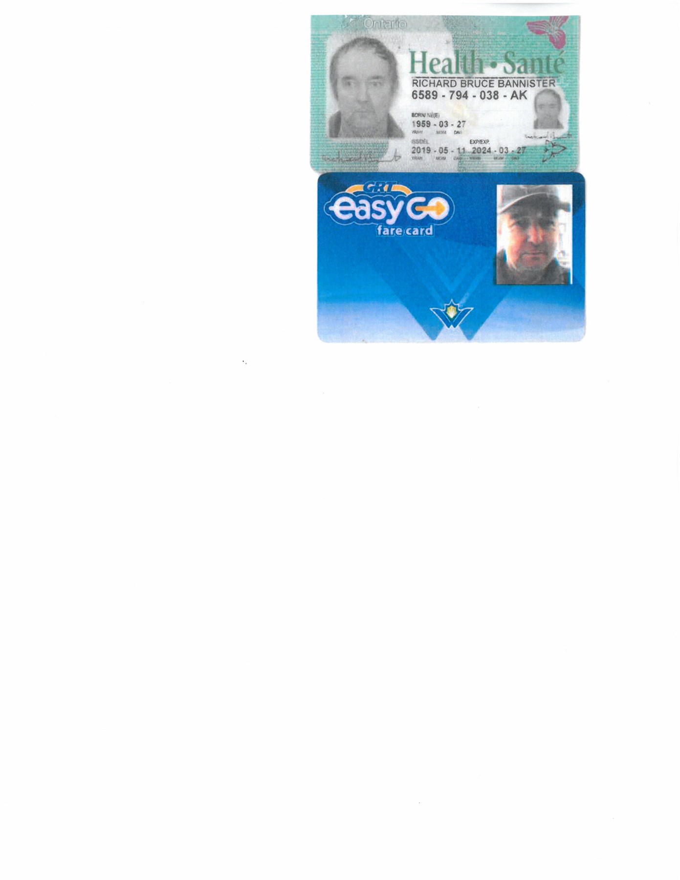 Obituary of Richard Bruce Bannister