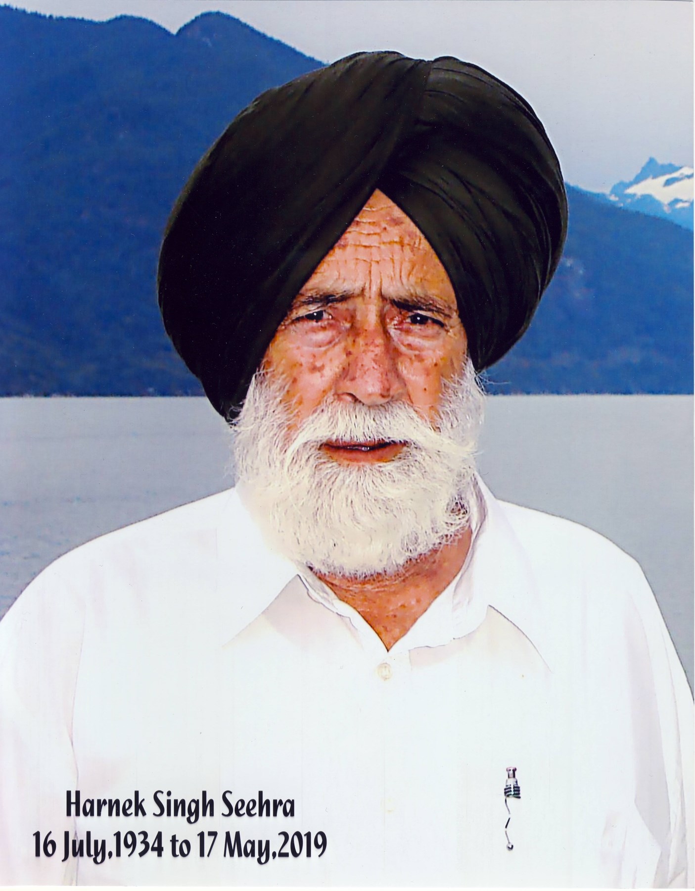 Obituary of Harnek Singh Seehra