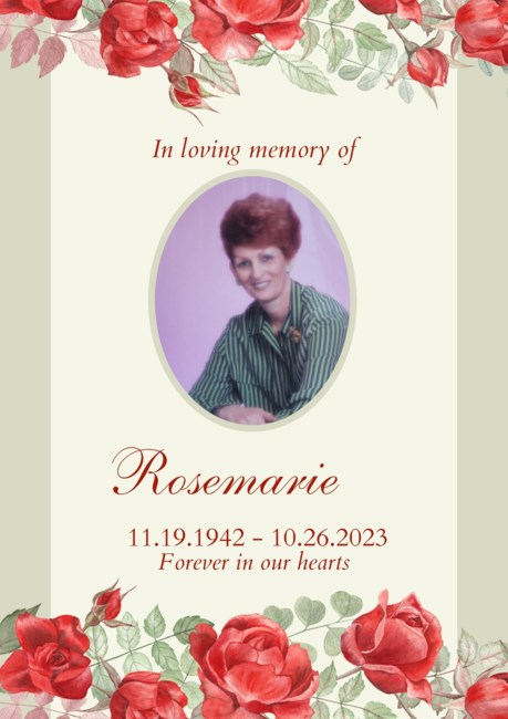 Obituary of Rosemarie Sammon