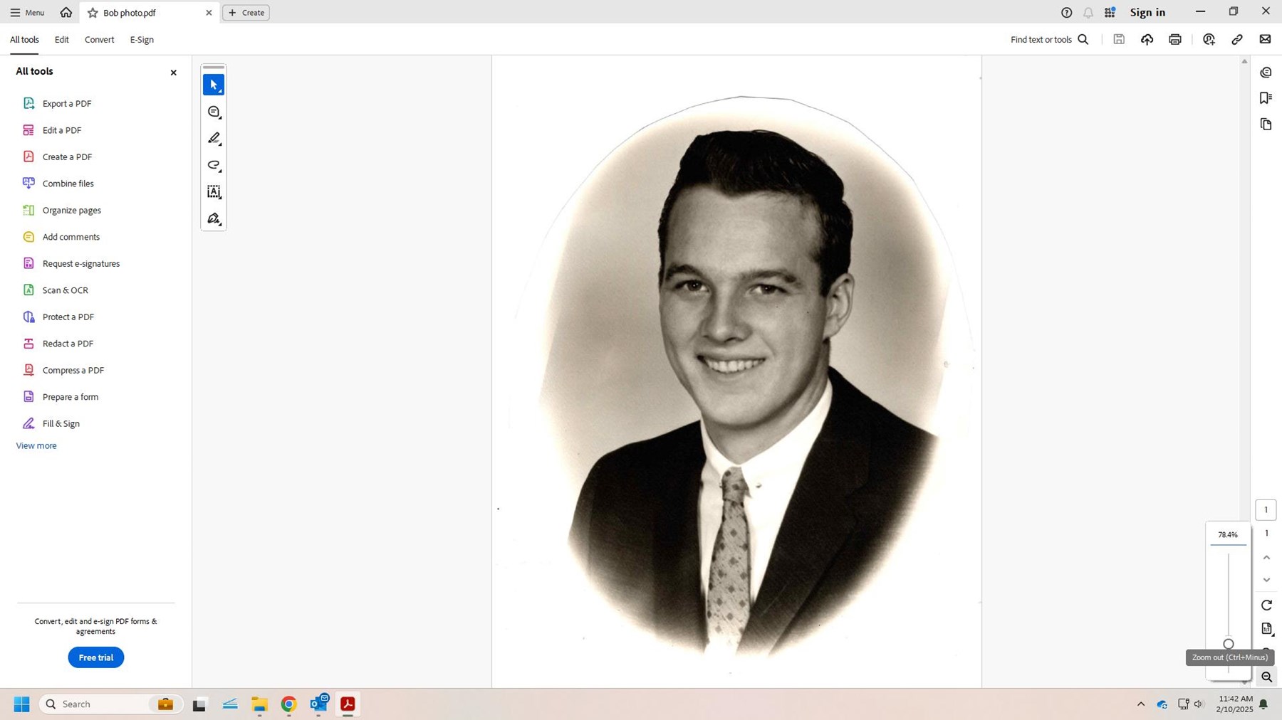 Obituary of Robert Edward Parsons