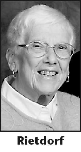 Obituary of Helen Kathleen Rietdorf