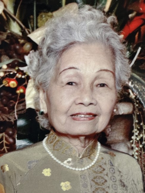 Avis de décès de Cu Ba BUI BOI THUA Phap Danh DIEU DUC