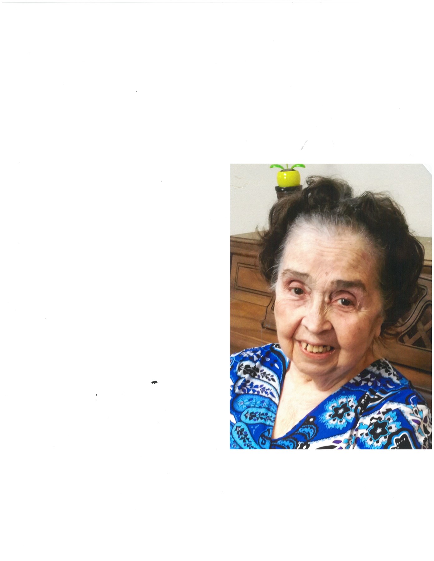Obituary of Maria Fernanda Perez