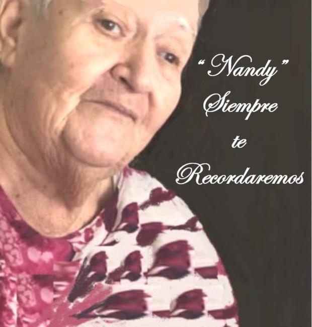 Avis de décès de Bernarda "Nandy" Flores Rodríguez
