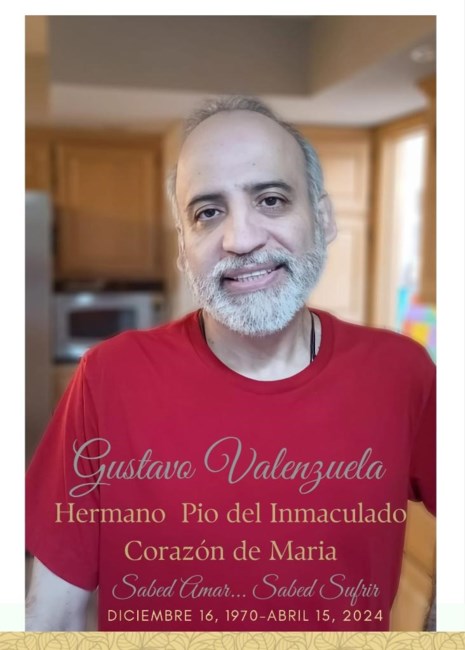 Avis de décès de Gustavo Valenzuela