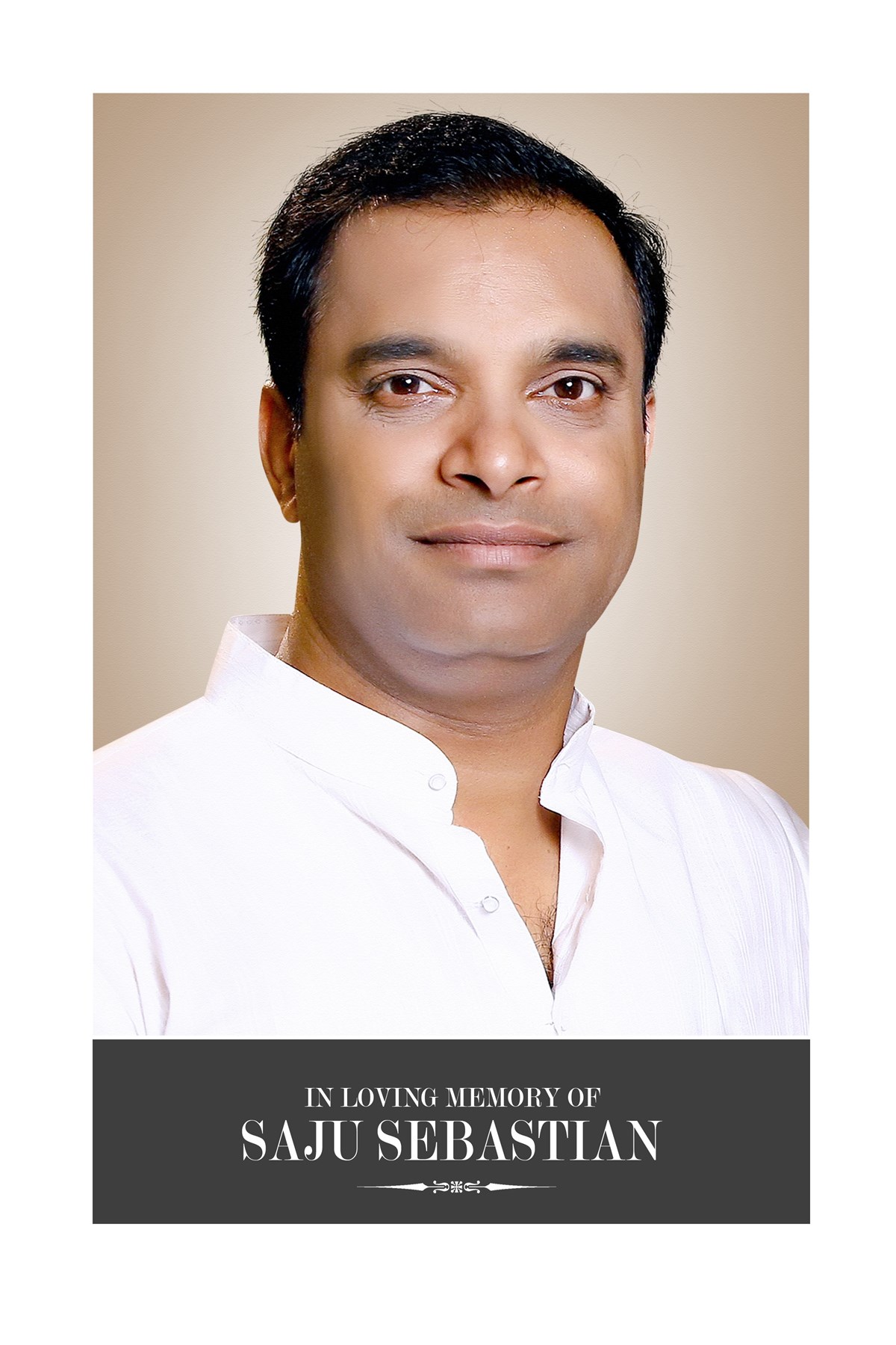 Obituary of Saju Sebastian