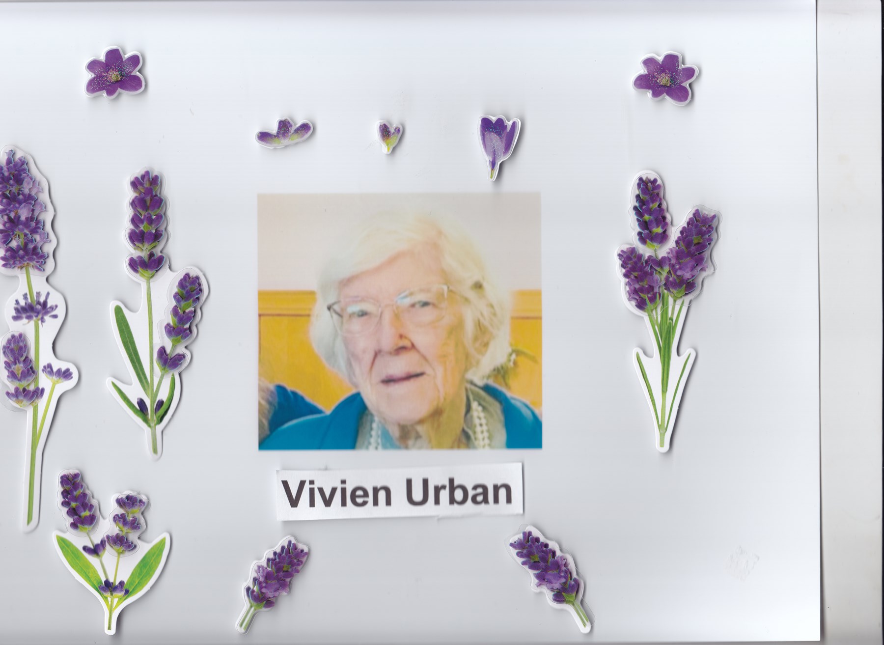 Obituary of Vivien J Urban