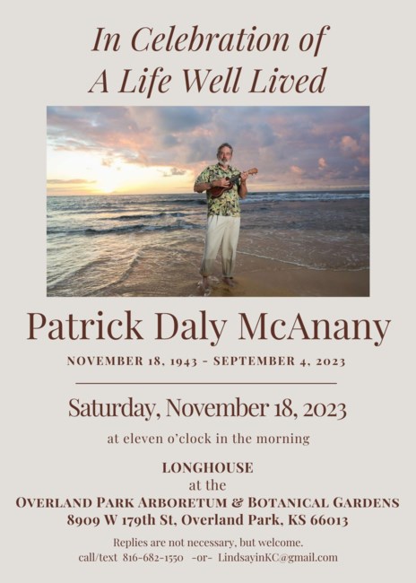Obituary of Patrick Daly McAnany
