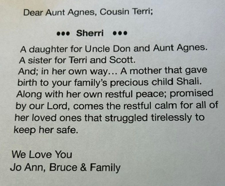 Obituary of Sherri Ann Enright